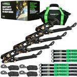 Rhino USA Car Tie Down Straps for T