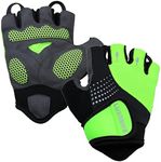 LuxoBike Cycling Gloves Mountain Bike for Men – Shock Absorbing SBR Gel Padded – Anti Slip Palm – Ultra Breathable – Specialized for Mens Bicycling, Biking, MTB Biker, Road Bicycle Riding