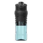 Under Armour 24oz Grip Water Bottle, Pro Lid Cover, Silicone Body Grip, Shatter Proof, Stain & Odor Resistant, Breeze Blue