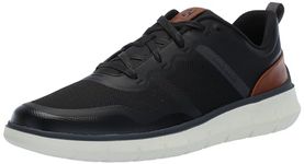 Cole Haan Men's Generation Zerogrand Txt Sneaker, Black/British Tan/Ivory, 8 UK