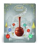 Lindt Lindor Assorted Chocolate Christmas Advent Calendar 2024 | Large 297g | A delicious Assortment of Milk, Salted Caramel, Coconut, Milk and White Truffles for Him and Her | For Adults and Kids