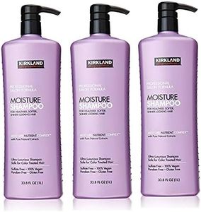 Kirkland Signature Professional Salon Formula Moisture Shampoo, 33.8 Fl. Oz. (Pack of 3, Total 101.4 Fl.Oz,Each 33.8 Fl.Oz.)