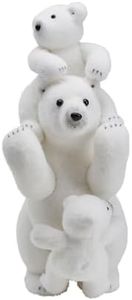 Générique Figurine Maman ET BÉBÉ Ours Polaire Blanc