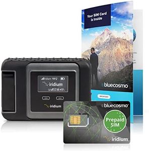 BlueCosmo Iridium GO! Satellite Phone Wi-Fi Hotspot for Voice, Messaging & Data with Prepaid BlueCosmo SIM