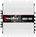 Taramps Bass 400 2 Ohms Monoblock Amplifier 400 Watts Rms 1 Channel 14.4VDC Out Power Full Range, Great for Sub/Bass - Rca/High Level Input, Car Audio