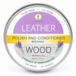 Green Junction Wood & Leather Polish & Conditioner 100 GMS (Beeswax Polish) Lavender