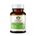 Maharishi Ayurveda Organic Moringa Tablets 500 MG| Moringa Capsules | Immunity Booster | 100% Organic | Healthy Digestion & Appetite | Reduces Cholestrol Level & Anti Inflammatory- 60 Tabs, Pack of 1