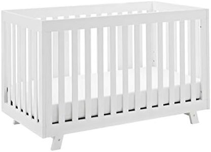 Storkcraft Beckett Convertible Crib (White) – Converts from Baby Crib to Toddler Bed and Daybed, Fits Standard Full-Size Crib Mattress, Adjustable Mattress Support Base