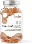 Collagen Complex - 90 Natural Pineapple Flavour Chewable Gummies - One Per Day Hydrolysed Collagen with Biotin, Vitamin C and Selenium - Three Months Supply – Healthy Skin and Hair for Men and Women