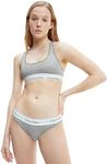 Calvin Klein Women's Modern Cotton Bikini Brief, Cement Grey, Small