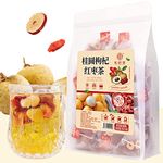 Longan goji red Jujube tea 10.58 oz combination of flower and tea fruit tea in bags Women's five treasures tea drink桂圆枸杞红枣茶300g