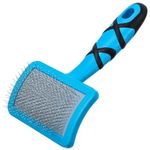GROOM PROFESSIONAL Ball Pin Slicker Dog Brush - Soft Pad Dog Grooming Brush - Ideal for Dogs & Puppies with Sensitive Skin - Great for Long-Haired Dogs - Perfect for Gentle Grooming - Small