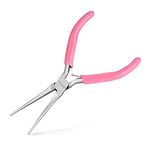 LEONTOOL 6-Inch Small Needle Nose Pliers for Jewelry Making Precision Extra Long Needle Nose Pliers Smooth Jaws Jewelry Pliers for Bending Wire and Small Object Gripping Jewelry Making Tools