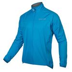 Endura Xtract Cycling Jacket II | Waterproof | Breathable | Packable Jacket, Bright Blue, XL
