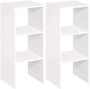 ClosetMaid Vertical Cube Organizer, White (3 Pack)