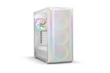 be quiet! Shadow Base 800 FX - ARGB - 4 Light Wings 140mm PWM Fans - Mid-Tower PC Gaming Case - 420mm radiators or E-ATX motherboards Support -White - BGW64