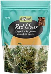 Untamed Health Organic Gluten-Free Red Clover Sprouting Seeds 100 g