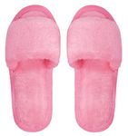 ILU Slipper For Women's Flip Flops Fur Winter Fashion House Slides Home Indoor Outdoor Pink Sandals - 7-8 Uk