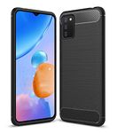 Zapcase Back Cover Case for Samsung Galaxy A03s | Compatible for Samsung Galaxy A03s Back Cover Case | 360 Degree Protection | Soft and Flexible (TPU | Matte Black)