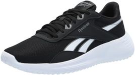 Reebok Men's Lite 4 Sneaker, Black/White/Grey, 10