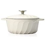 Enameled Dutch Oven with Lid,Cast I