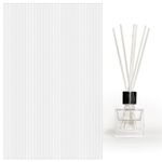 30 Pcs Reed Diffuser Sticks, 30CM Natural Wood Rattan Essential Oil Aroma Diffusers ECO-friendly Extra Long 4 mm Thick White Replacement Refill Stick, Fragrance Diffuser Refills for SPA Bedroom Home