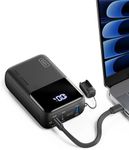 INIU 100W 25000mAh Portable Charger for Laptop & Phone, Mini Power Bank with PD QC Fast Charging (USB-C in/Out) - High Capacity Electronics Battery Pack for iPad, Samsung, Travel, Camping, Hiking