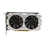 GTX 1050Ti Gaming Graphics Card, 4GB DDR5 128bit Video Card with Dual Cooling Fans, 850MHz to 3800MHz Low Profile Graphics Card with PCI Express 2.0 16X Slot (GTX1050Ti 4GB DDR5