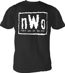 New World Order Nwo Wrestling Adult Black T-Shirt (Adult X-Large)