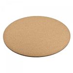 sourcing map Cork Plant Mat 10 Inch Round Plastic Absorbent Waterproof Coaster Pad for Home Garden Pot