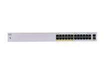 Cisco Business CBS110-24PP-D Unmanaged Switch | 24 Port GE | Partial PoE | 2x1G SFP Shared | Limited Lifetime Protection (CBS110-24PP-D)