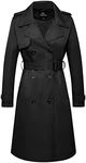 FARVALUE Women's Long Trenchcoat Do