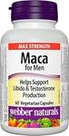 Webber Naturals Maca for Men, 60 Capsules, Vegan