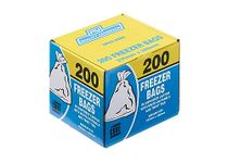 Le Cube Food and Freezer Bags 200 bags, Perfect for storing/freezing meats/seafood/pre-prepared vegetables, Size 23.5cm x 38cm