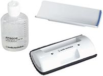 Audio-Technica AT6012 Record Care Kit with Solution, Brush Pad, Storage Base, and Adhesive Tape