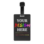 Customised Luggage Tags for Travel, Personalised Suitcases Tag with Photo Text Print, Design Your Own Bag Tags Name Labels for Suitcases Backpack Handbags Baggage