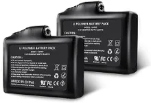 BARCHI HEAT 7.4V 2200MAH Rechargeable Battery Accessories for Heated Gloves Socks Hats (2PCS)
