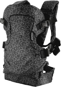 Infantino 4-in-1 Baby Carrier – Grey Leopard, Adjustable Ergonomic