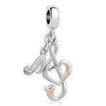 CharmSStory Rose Gold Music Notes H