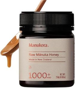 Manukora Raw Manuka New Zealand Honey MGO 1000+, Non-GMO, Monofloral, 3rd-Party Tested, Glyphosate Residue Free Certified, 2000+ Natural Compounds, Traceable Hive-to-Hand, Digestive & Immune Support – 250g