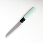 Machado Stainless Steel Japanese Sashimi Yanagiba Sushi Knife with Octagonal Handle, Green
