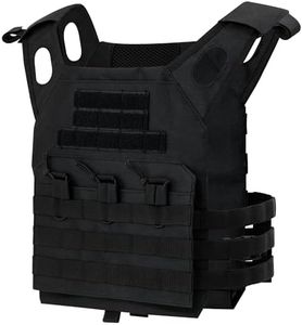 XIELIXIA Youth Tactical Vest,Adjustable Training Protective Outdoor Vest,Airsoft Paintball Army Costume CS Game