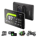 RiderNav R7M 7 Inch Wireless CarPlay & Android Car for BMW Motorcycles - Native Wonder Wheel and Action Camera Control | Real-time Data Reading (TPMS/RPM) | OTA Updates | 1200-Nit IP69K GPS | NAV Prep