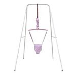 Baby Door Swing Jumper, Baby Jumper and Bouncer Exerciser (Without Bracket), with Door Clip and Adjustable Shoulder Strap, Suitable for Babies from 6 to 24 Months-Pink