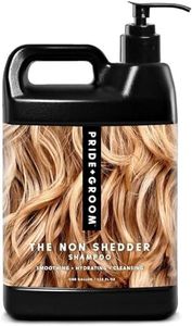 Pride and Groom The Non Shedder | Dog Grooming Shampoo For Doodles and Dogs that Do Not Shed | Tearless All Natural Body Wash with Essential Oils & Coat-Specific Ingredients that Enhance Shine – 128oz