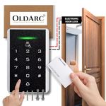 OldArc KM-35 Door Access Control Keypad 12VDC | 2000 user | Pin + RFID Card Door Open Access Control for ZKTeco Door Lock Access Controller | Pin Card Access Control System Gate Entry for Office Home