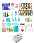 YURROAD Paper Quilling Kit with 1740 Strips and Paper Quilling Tools and Storage Box