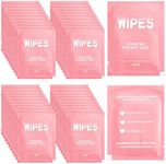 200 Pcs Wet Wipes Individually Wrapped Feminine Wipes Flushable Wipes for Adults Women Body Hand Face Cleaning Travel Bathroom Toilet Daily Use