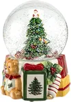 Spode Christmas Tree 250th Anniversary Winter Wonderland Snow Globe, Plays Soothing Music - Durable Earthenware, Personalized Collectible Holiday Gift - Great for Christmas, Weddings, Home Décor