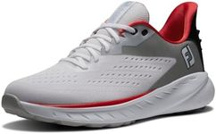 FootJoy Mens Fj Flex Xp Golf Shoe, White Black Red, 7.5 UK EU